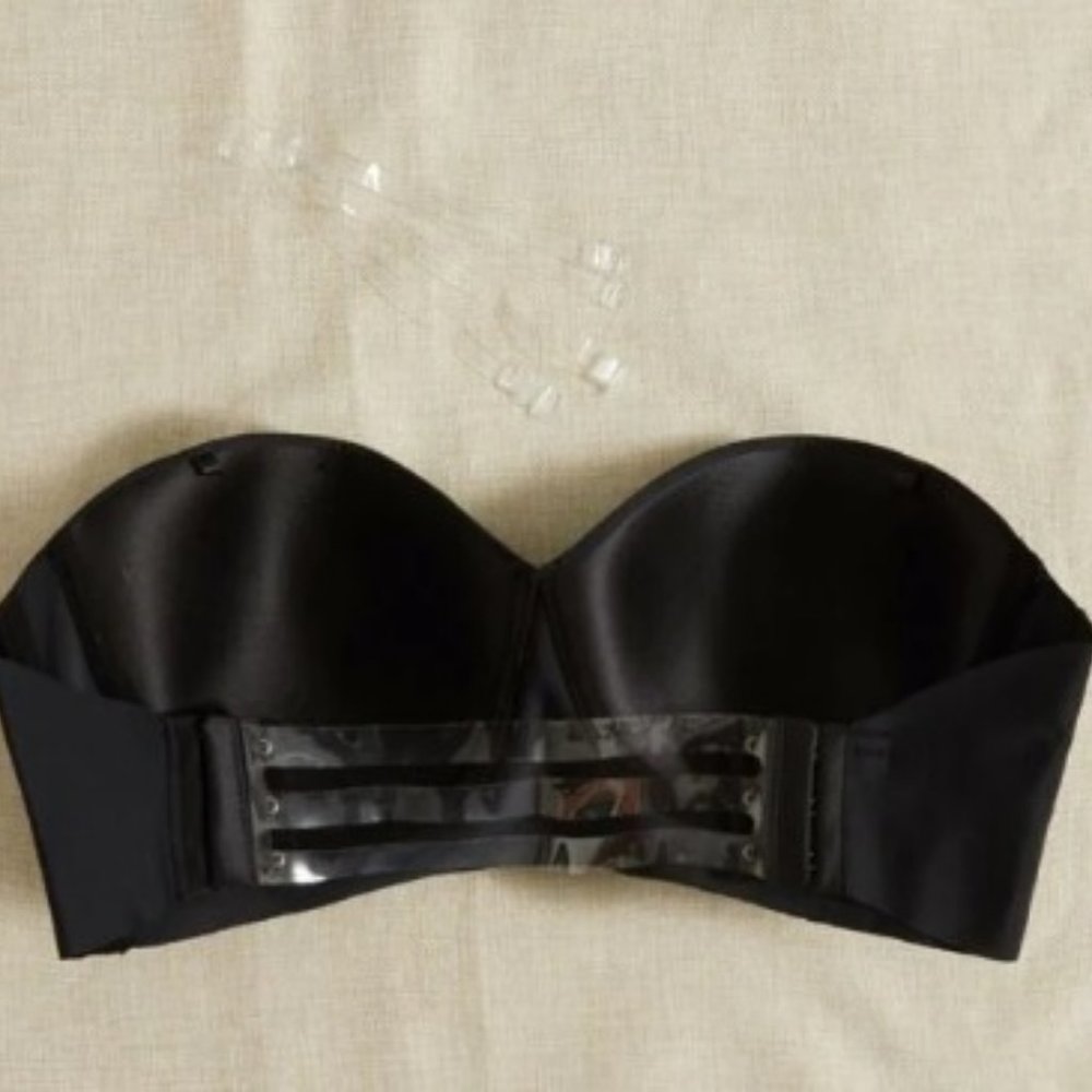 Plus Solid Underwire Tube Bra - Picture 2 of 7